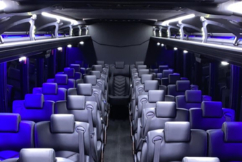 Compton Charter Bus Interior