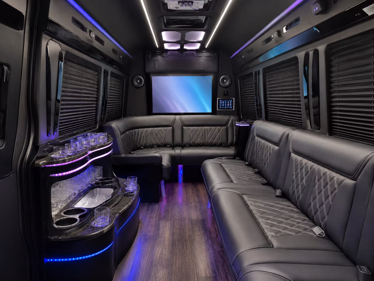 bus rental options for compton trips