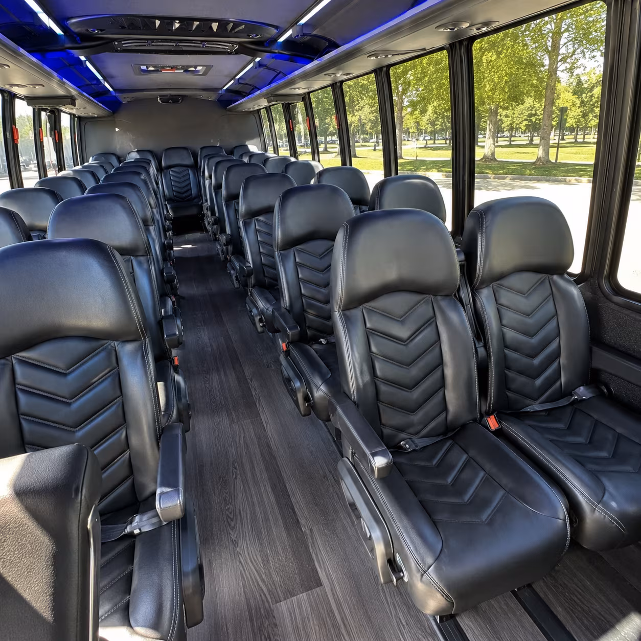 compton religious group transportation onboard seating