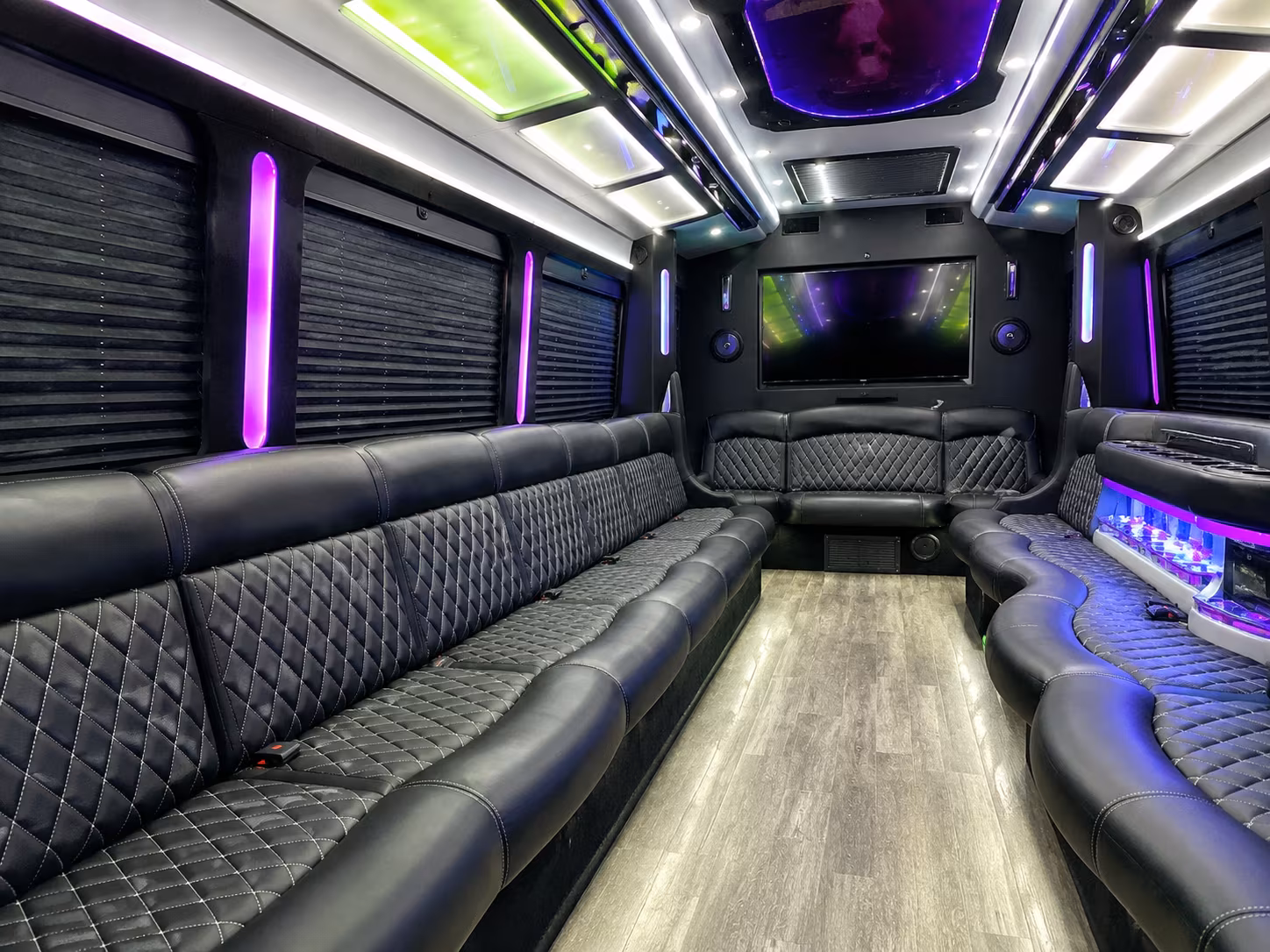 party buses for the bridal party riding in style through the la metro